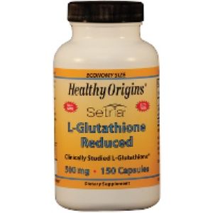 L-Glutathione Reduced Setria 500 mg  (150 caps) Healthy Origins